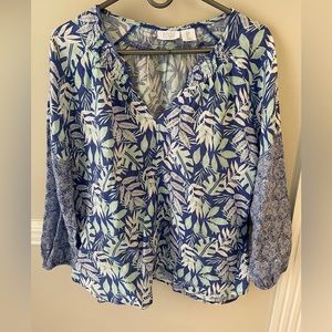 Sigrid Olsen 100% linen Top